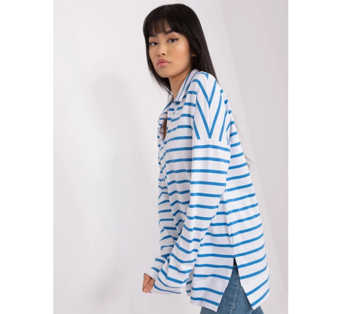 Bluzka LK BZ model 18650746 biało niebieski - FPrice