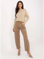 Dámské riflové kalhoty  hnědé  model 21954779 - FPrice