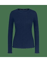 Univerzálny top s rebrovým vzorom LSL – modrý – TRIUMPH Modrý – TRIUMPH