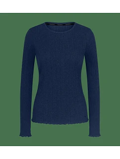 Univerzálny top s rebrovým vzorom LSL – modrý – TRIUMPH Modrý – TRIUMPH