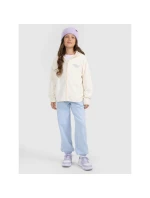 Dívčí volný fleece s kapucí model 21917508 - 4F