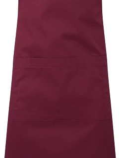 PR 190 Zástěra s laclem and  burgundy model 22418475 - Premier