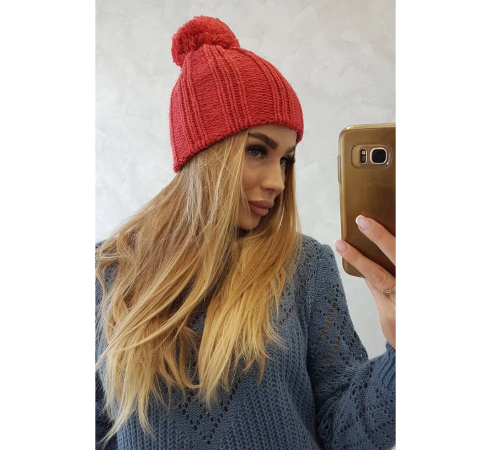 Fleecová čiapka Idalia K284 červená