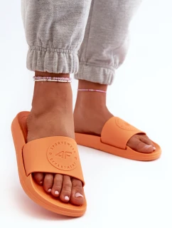 Damskie Klapki 4FMM00FFLIF045-70S Pomarańczowe