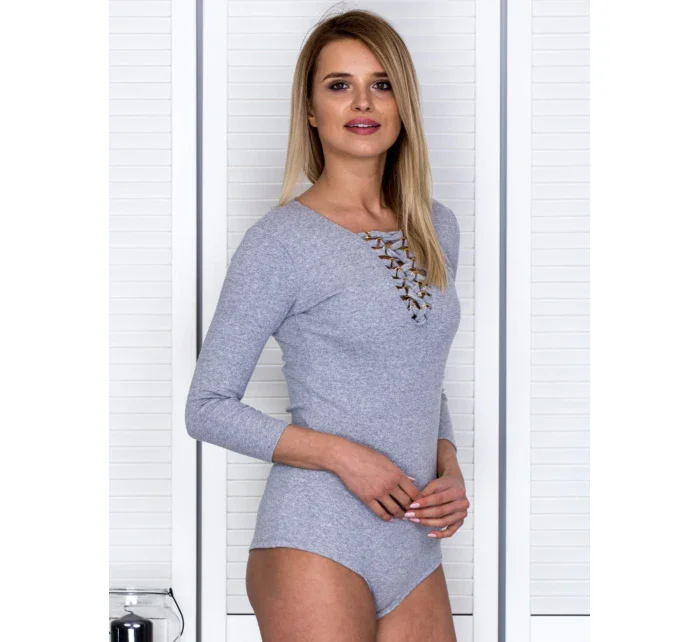 Dámske body EN BO 4296.03 sivé