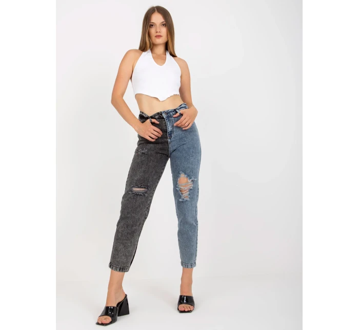 Džínsy RO SP PNT 01 1.70 čierna a modrá Džínsy RO SP PNT 01 1.70 čierna a modrá