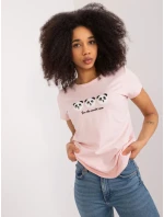 Bluzka RV BZ model 19735061 jasny różowy - FPrice Bluzka RV BZ model 19735061 jasny różowy - FPrice