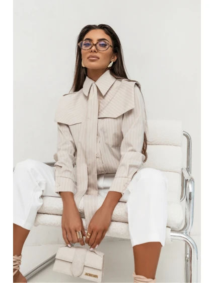 Košeľa s dlhým rukávom model 223518 LaBalancia