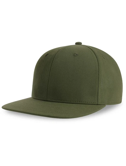 Atlantis Headwear James 6-panelová čiapka s kšiltom 33.0108 olivová Atlantis Headwear James 6-panelová čiapka s kšiltom 33.0108 olivová