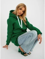 Dámska mikina EM BL 695.25x tmavo zelená - FPrice