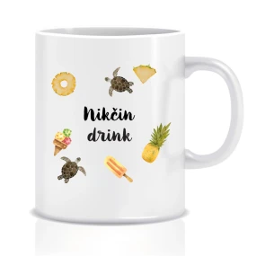 Personalizovaný klasický bílý hrníček s letním mixem 