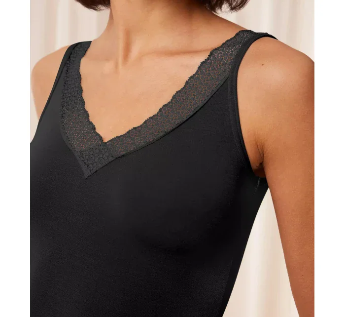 Dámské tílko Feel of Modal Tank Top - BLACK - černé 0004 - TRIUMPH