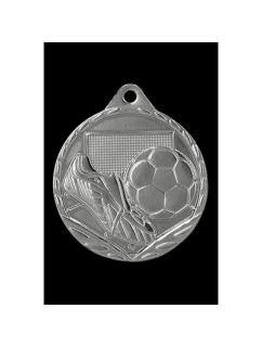 Strieborná oceľová medaila - Futbal