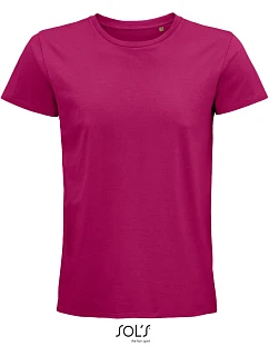 SOL'S Pioneer Men Pánske tričko z bio bavlny 25.3565 fuchsiová
