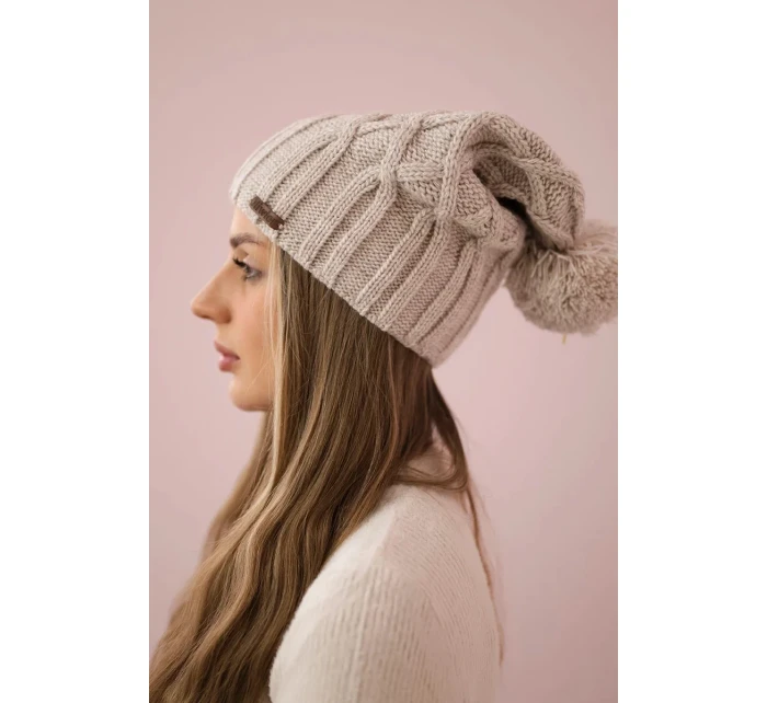 Milano fleecová čiapka K203 svetlo béžová