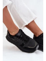 Ocieplane Sneakersy Damskie Na Platformie Big Star SS274007 HI-POLY SYSTEM Czarne