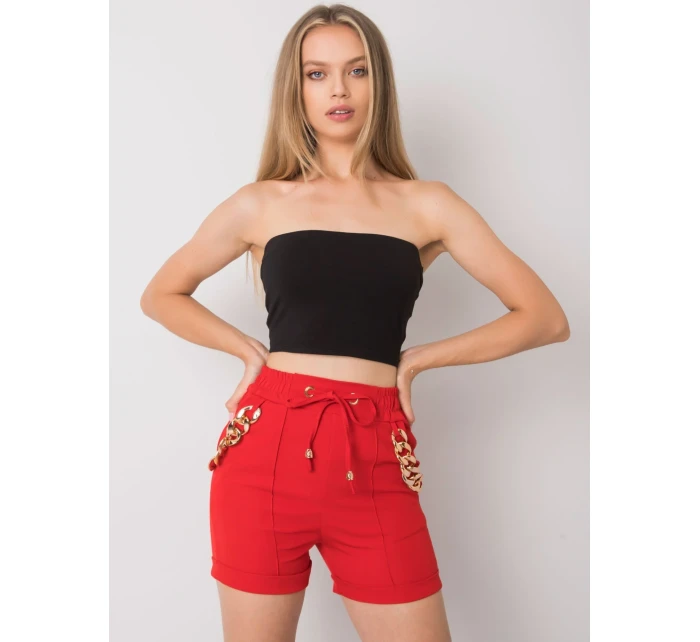 Šortky DHJ SN 13260.38P červená