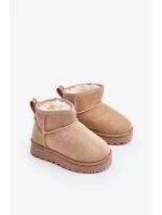 Dětské zateplené sněhule Béžová Nallita