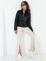 Dámská kožená bunda černá Dstreet model 21973150 - FashionStreet Dámská kožená bunda černá Dstreet model 21973150 - FashionStreet