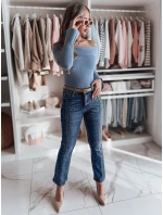 Dámská halenka s odhalenými rameny modrá Dstreet model 21985577 - FashionStreet