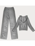 Šedý pletený dvojdielny set - mikina a nohavice (26C8803-2) Šedý pletený dvojdielny set - mikina a nohavice (26C8803-2)