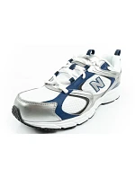 New Balance 408 pánske športové tenisky módne pohodlné biele strieborné