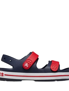 Detské sandále Crocs Crocband Cruiser tmavomodro-červené 209423 4OT 30–31