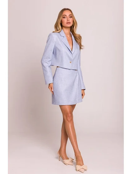 model 20970790 Mini sukně světle modrá - Moe