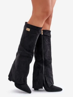Topánky na podpätku model 199977 Krok vo veľkom štýle