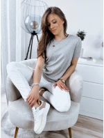 MAYLA dámské tričko světle šedé Dstreet model 21968034 - FashionStreet MAYLA dámské tričko světle šedé Dstreet model 21968034 - FashionStreet