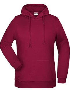 JN 795 Dámská mikina s kapucí model 22430488 wine - Daiber