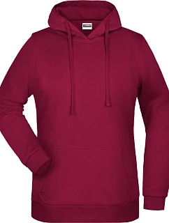 JN 795 Dámská mikina s kapucí model 22430488 wine - Daiber