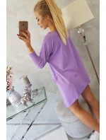 Oversize halenka fialová Oversize halenka fialová