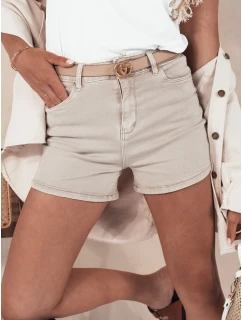 dámské džínové šortky béžové Dstreet model 21977681 - FashionStreet