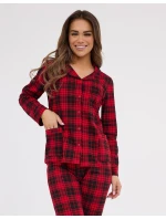 model 21418668 Tracy pyžamo dlouhé/r S2XL dámské rozepínací - Cornette