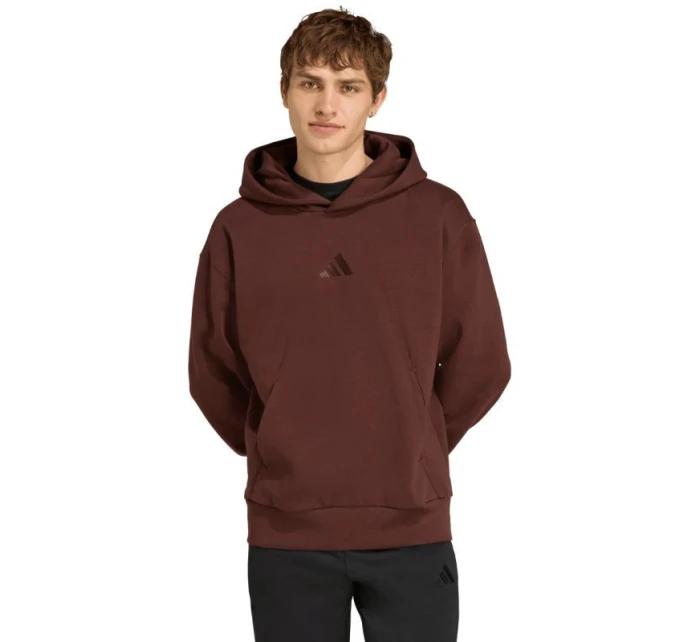 Pánská mikina model 22018579 Tmavě hnědá - ADIDAS
