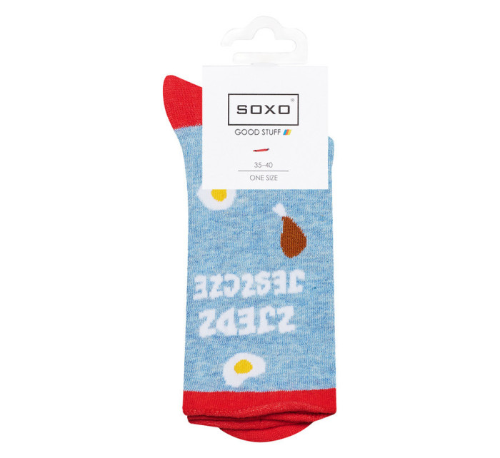 Ponožky SOXO GOOD STUFF - "ZJEDZ JESZCZE" ("Zjedz ešte")