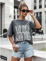 Dámske tričko s potlačou HAYATOUS graphite FashionStreet RY2637