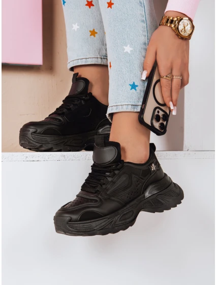 dámské tenisky na platformě černé Dstreet model 21985019 - FashionStreet dámské tenisky na platformě černé Dstreet model 21985019 - FashionStreet
