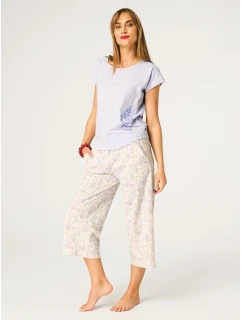 Kľúč LNS 986 B26 cr/r S-XL dámske pyžamo