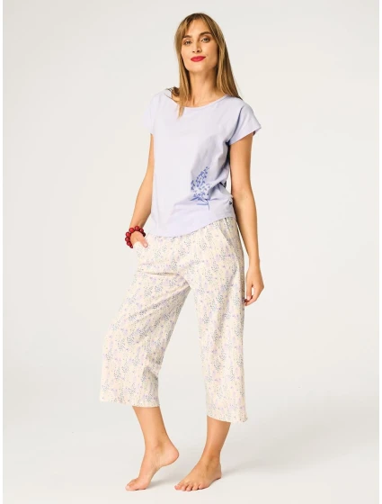 Kľúč LNS 986 B26 cr/r S-XL dámske pyžamo