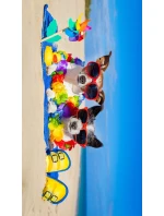 Plážový ručník Luna model 20965424 - Cotton World