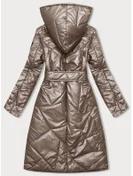 Prošívaná bunda v barvě cappuccino na model 18846310 - S'WEST