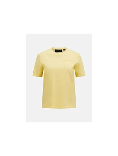 Tričko Original Small Logo Tee model 22231808 žluté - Peak Performance