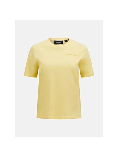 Tričko Original Small Logo Tee model 22231808 žluté - Peak Performance
