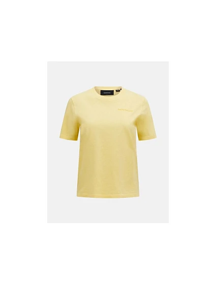Tričko PEAK PERFORMANCE Original Small Logo Tee Women, žlté