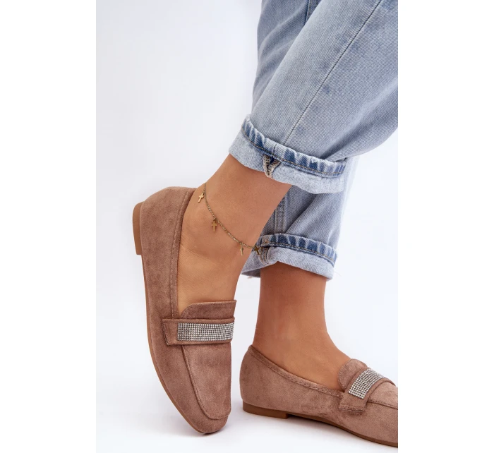 Dámské Mokasíny S Světle Hnědé model 21643335 - Boto Dámské Mokasíny S Světle Hnědé model 21643335 - Boto