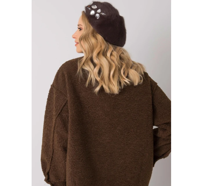 Dámská čepice model 17607948 1 tmavě hnědá - FPrice