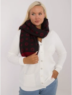 Šatka AT SZ 1701.61 čierno-červená
