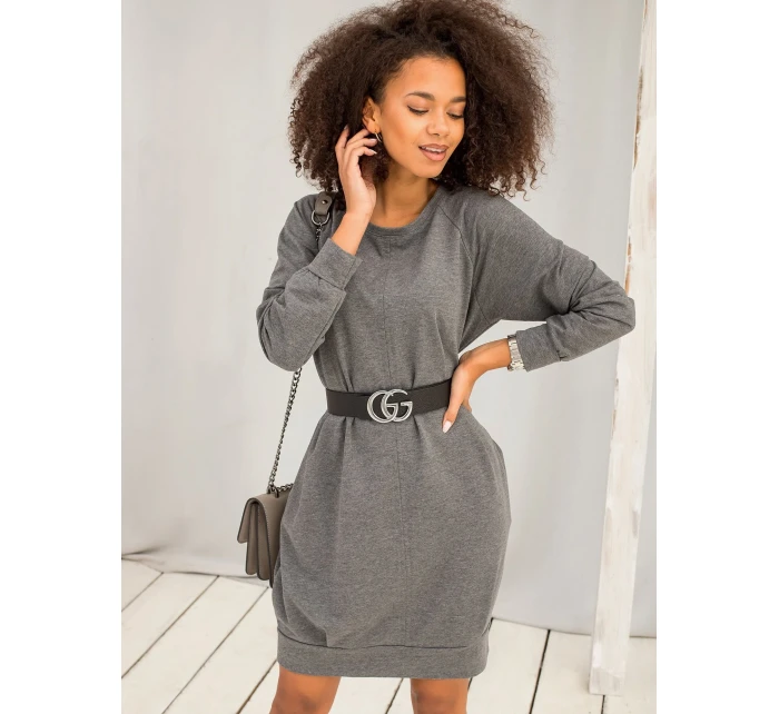 Šaty RV TU 5184.93P tmavo šedá